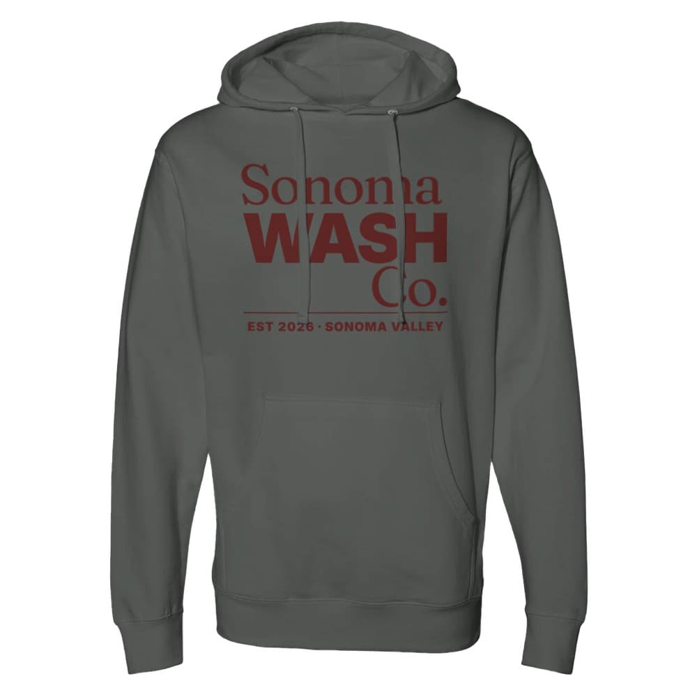 Wordmark Hoodie in Gunmetal Heather